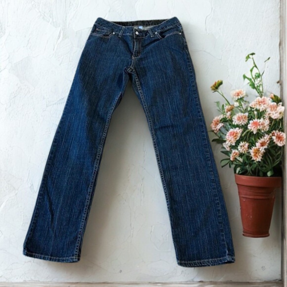 Simply Vera Vera Wang Dark Blue Straight Leg Jeans